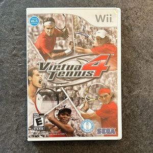 Wii Virtua Tennis 4, game disc with manual
